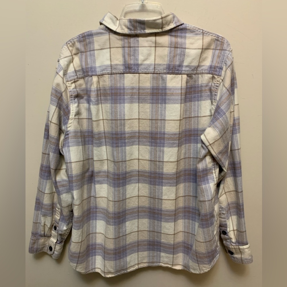 Tilley Organic Cotton Plaid Fleece Shirt Jacke - Picture 8 of 8